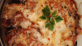 غراتان باذنجان باللحم المفروم