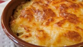 غراتان الشوفلور بالبطاطا والبشاميل