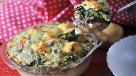 غراتان السلق والبطاطا