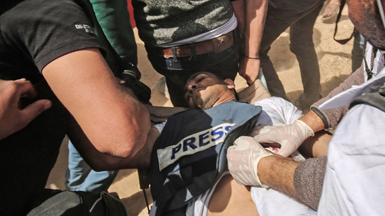 استشهاد صحفي فلسطيني في غزة