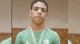 المصارع الجزائري فاتح بن فرج الله يتوج بالميدالية الفضية