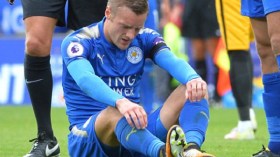 مدرب ليستر سيتي يعلق بسخرية على إصابة فاردي