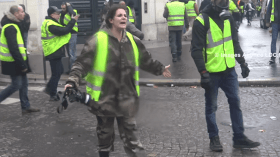 هكذا زيّف الإعلام المصري حديث متظاهرة فرنسية