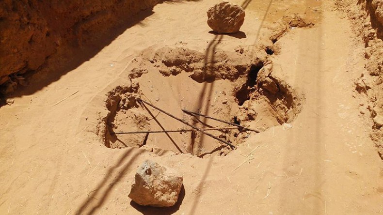 انهيار أكبر”فقارة”بتيميمون ينذر بكارثة