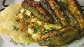 فلفل محشي بالبطاطا