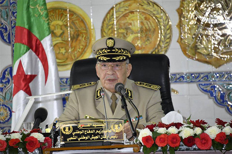 Who Is Targeted With The Statements Of Gaid Salah?