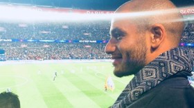 “قديورة” تابع مباراة لقب البطولة الفرنسية في المدرجات