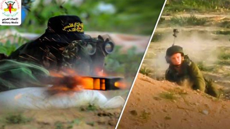 فيديو “قنص ضابط إسرائيلي” يغزو مواقع التواصل