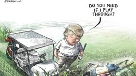 بسبب ترامب.. رسام كاريكاتير كندي يفقد وظيفته!