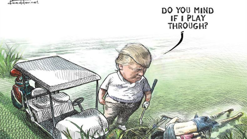 بسبب ترامب.. رسام كاريكاتير كندي يفقد وظيفته!