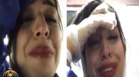 ممرضة إيرانية تبكي بحرقة وتتوسل الناس أن لا يغادرو بيتوهم