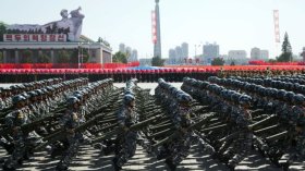 أقمار صناعية تكشف تجمعات ضخمة لجيش كوريا الشمالية