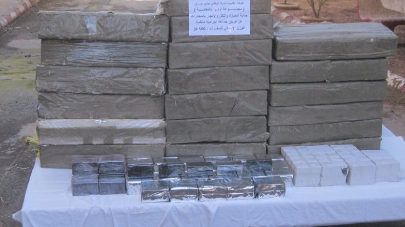 حجز 5 قناطير من المخدرات بالنعامة