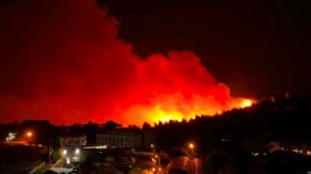 شاهد.. حرائق هائلة تجتاح لبنان