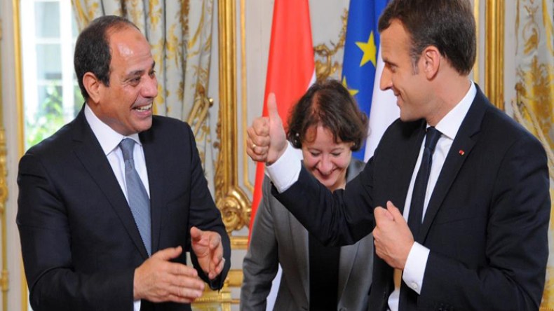 ماكرون يدعو السيسي إلى قمة السبع