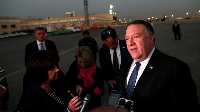 بومبيو يلتقي أردوغان في تركيا