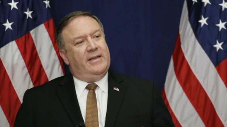 بومبيو يحذر من تجارب إيران الصاروخية