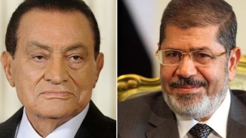 مبارك يتخلف عن مواجهة مرسي