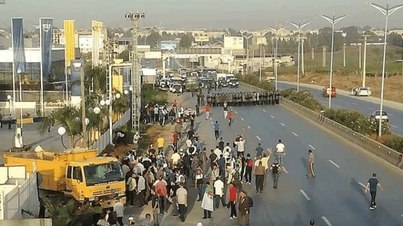 إشتباكات بين قوات الدرك ومتقاعدي الجيش بمنطقة حوش المخفي