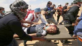 110 شهداء و12 ألف إصابة بغزة منذ بداية مسيرات العودة