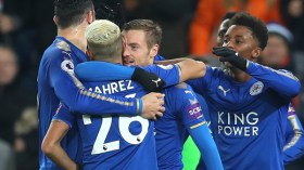 محرز ينهي الموسم بهدف وتمريرتين لفاردي