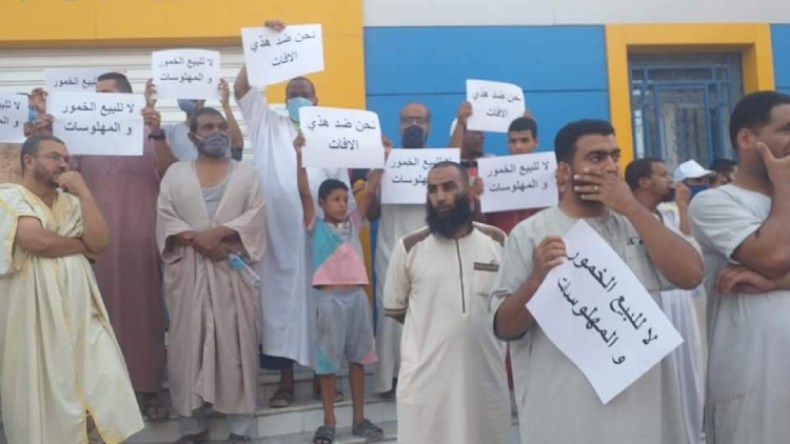 سكان الوادي ينتفضون ضد تجارة الخمور والمخدرات