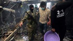 عشرات القتلى والجرحى في حريق كبير بقطاع غزة (فيديو وصور)