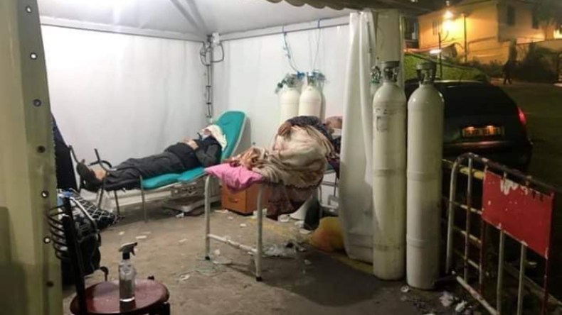 غلق الخيم المخصصة لمرضى كورونا بمستشفى بئر طرارية