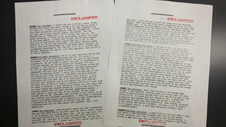 هذا مضمون المكالمة بين ترامب وزيلينسكي