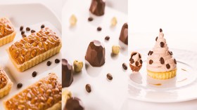 تحلية القهوة بالجوز – شكولاطة محشية بالبندق – قوالب حلوى القهوة والفول السوداني