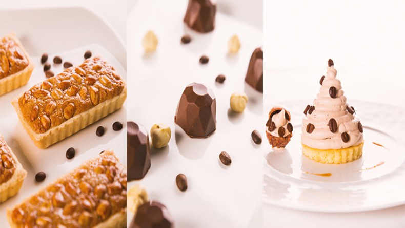 تحلية القهوة بالجوز – شكولاطة محشية بالبندق – قوالب حلوى القهوة والفول السوداني