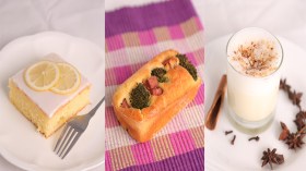 شراب الحليب بالقرفة – كيك مالح بالبروكلي – كيكة الليمون