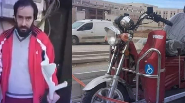 محسنون يعوضون محمد المعاق الذي سرقت دراجته بدراجة جديدة