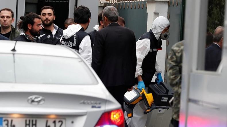 المحققون الأتراك يدخلون منزل القنصل السعودي