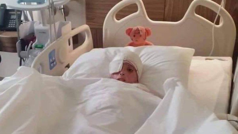 الصغيرة “ملاك” تنتظر هبة وطنية لعلاجها