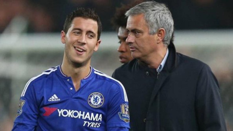 مورينيو يرفض انتقاد هازارد وينهال عليه بالمديح