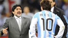 مارادونا يطالب ميسي بالاعتزال الدولي دون تردد