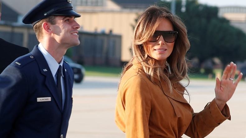 ميلانيا ترامب تصل إلى غانا