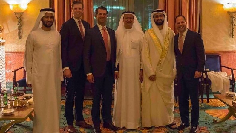نجلا ترامب حضرا حفل زفاف في دبي