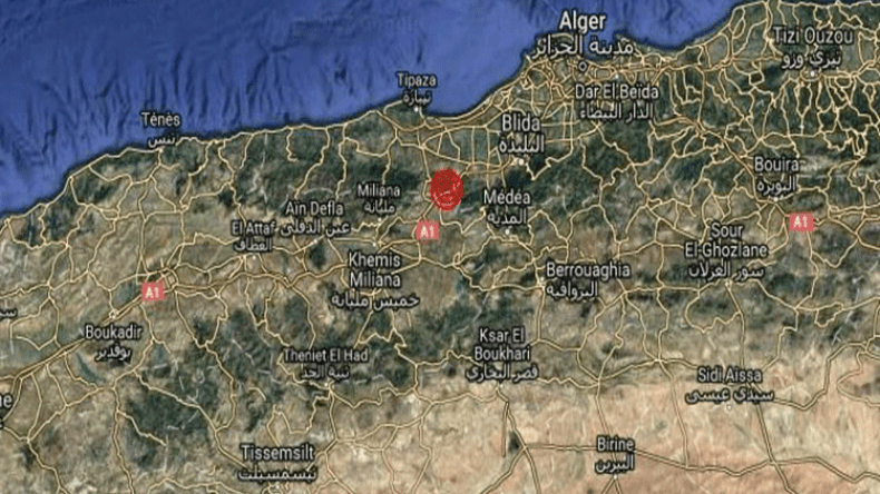 هزة أرضية بقوة 3.2 درجات في البليدة