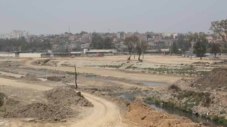 استلام مشروع تطهير وتهيئة وادي الحراش نهاية 2020