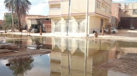 المياه القذرة وأكوام القمامة تغزو شوارع ورقلة