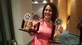 ياسمين شويخ تحصد جوائز مهرجان مسقط السينمائي