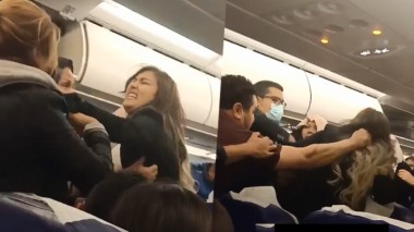 Vidéo: Tirage de cheveux a bord d’un avion de Tunisair