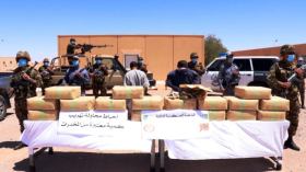 شاهد كيف يواجه الجيش وحرس الحدود الجزائري دخول السموم من المغرب