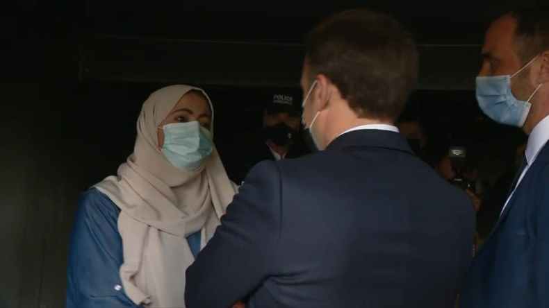 Les enfants musulmans isolés aux écoles françaises: Une femme voilée interpelle Macron