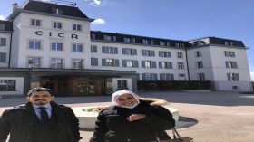 وفد صحراوي يتلقي مع مسؤولين كبار من منظمة الصليب الأحمر الدولي