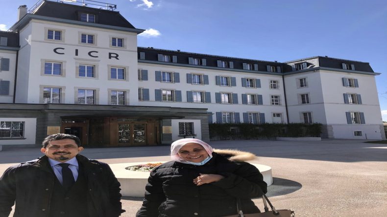 وفد صحراوي يتلقي مع مسؤولين كبار من منظمة الصليب الأحمر الدولي