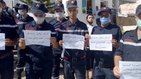 أعوان الحماية المدنية ينتفضون في عدة ولايات