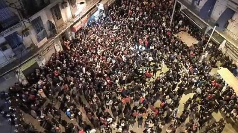 أنصار المولودية يخرجون إلى شوارع باب الوادي